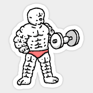 Mr Six-packs Sticker